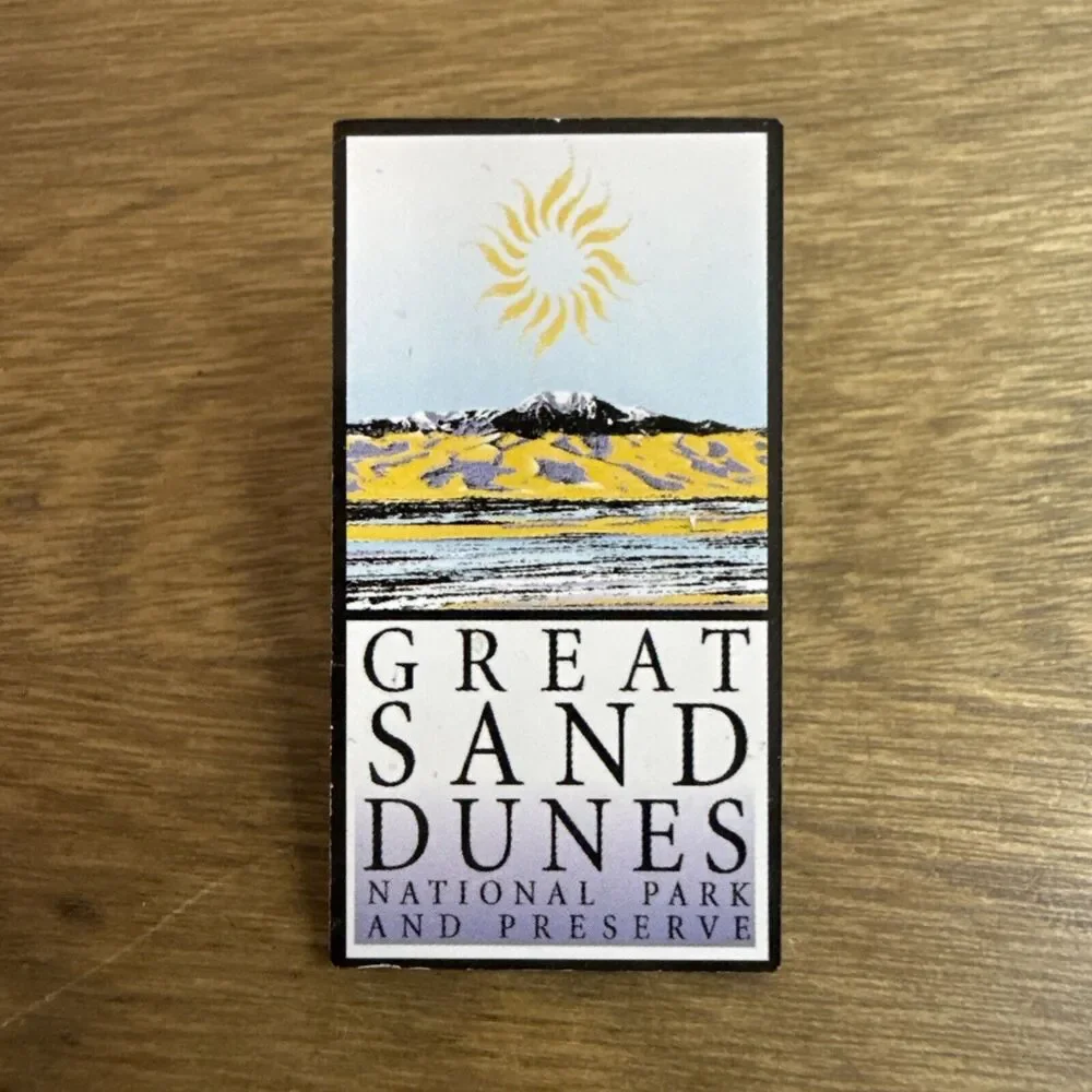 Great Sand Dunes National Park And Preserve Colorado Pin Travel Souvenir USA